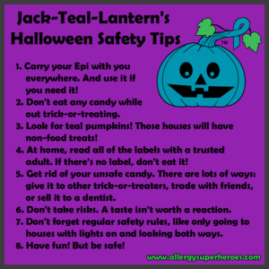 Jack-Teal-Lantern's Halloween Safety Tips