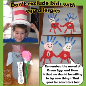 Dr. Seuss fun without real green eggs | Allergy Superheroes