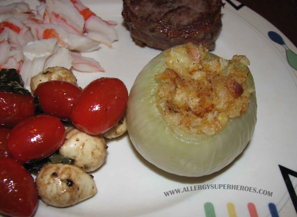 Stuffed Onions recipe Food Allergy Superheroes 8