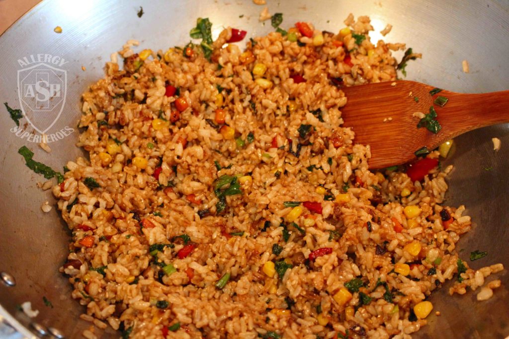 Fried Rice recipe Food Allergy Superheroes 10