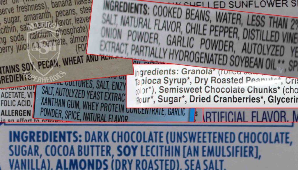 04 Ingredient Labels Food Allergy Superheroes