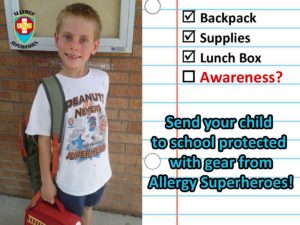 Back to School with food allergies from Allergy Superheroes
