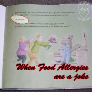 Food Allergy Parents: Be Careful of Mean Food Allergy References in Kids Books | from Allergy Superheroes