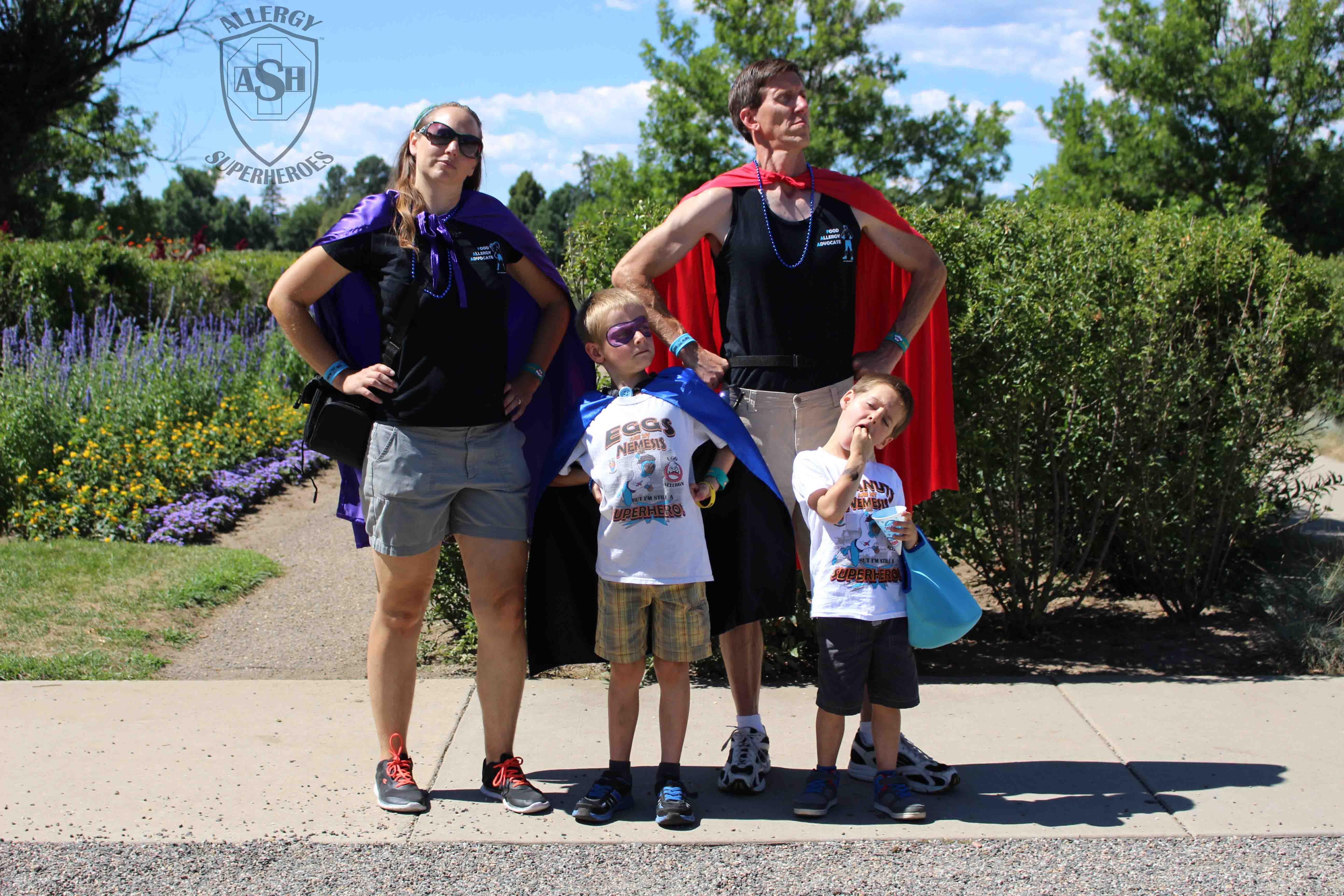 Team Allergy Superheroes at the 2016 FARE Walk for Food Allergy