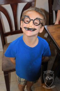 Funny glasses for Halloween from Oriental Trading | Allergy Superheroes