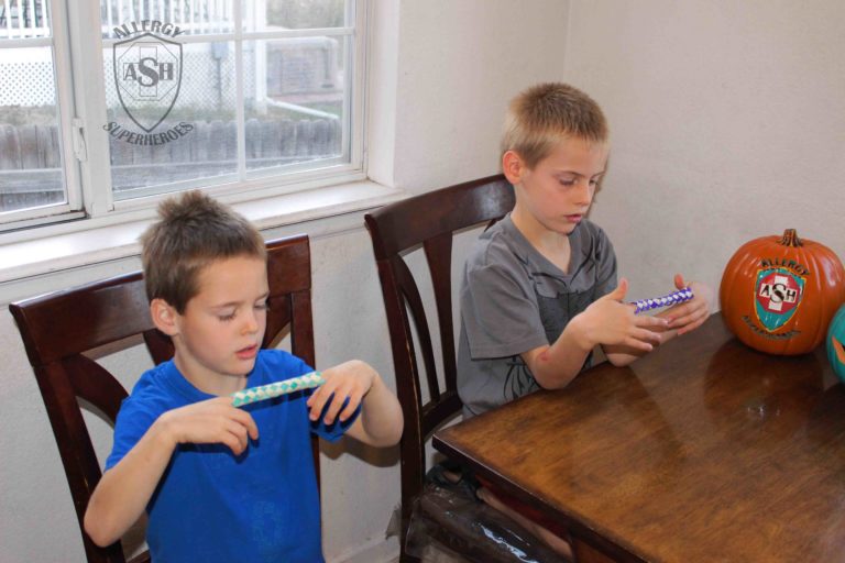 The Teal Pumpkin Project with Oriental Trading Co Allergy Superheroes