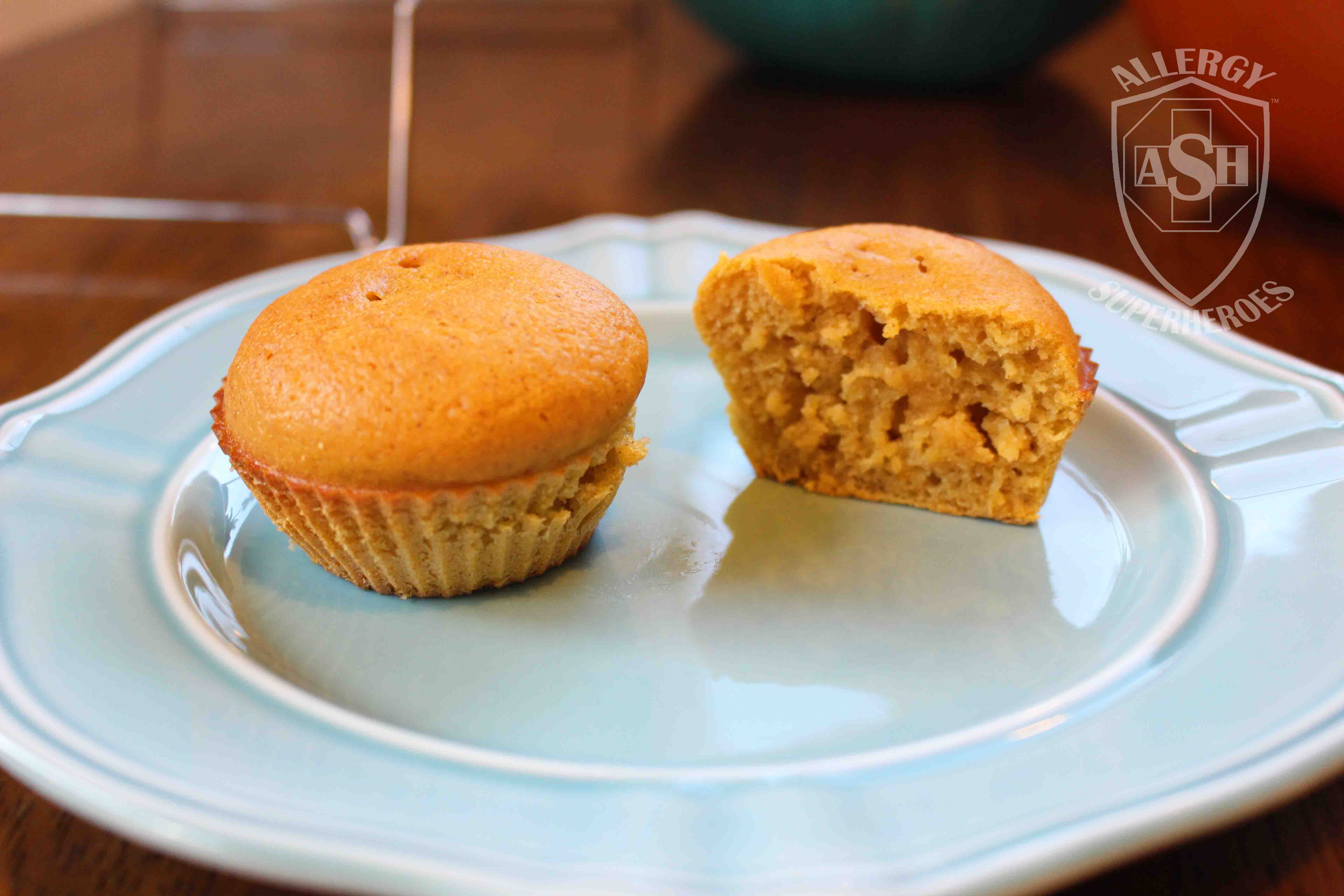 Delicious Pumpkin Spice Muffins from Allergy Superheroes