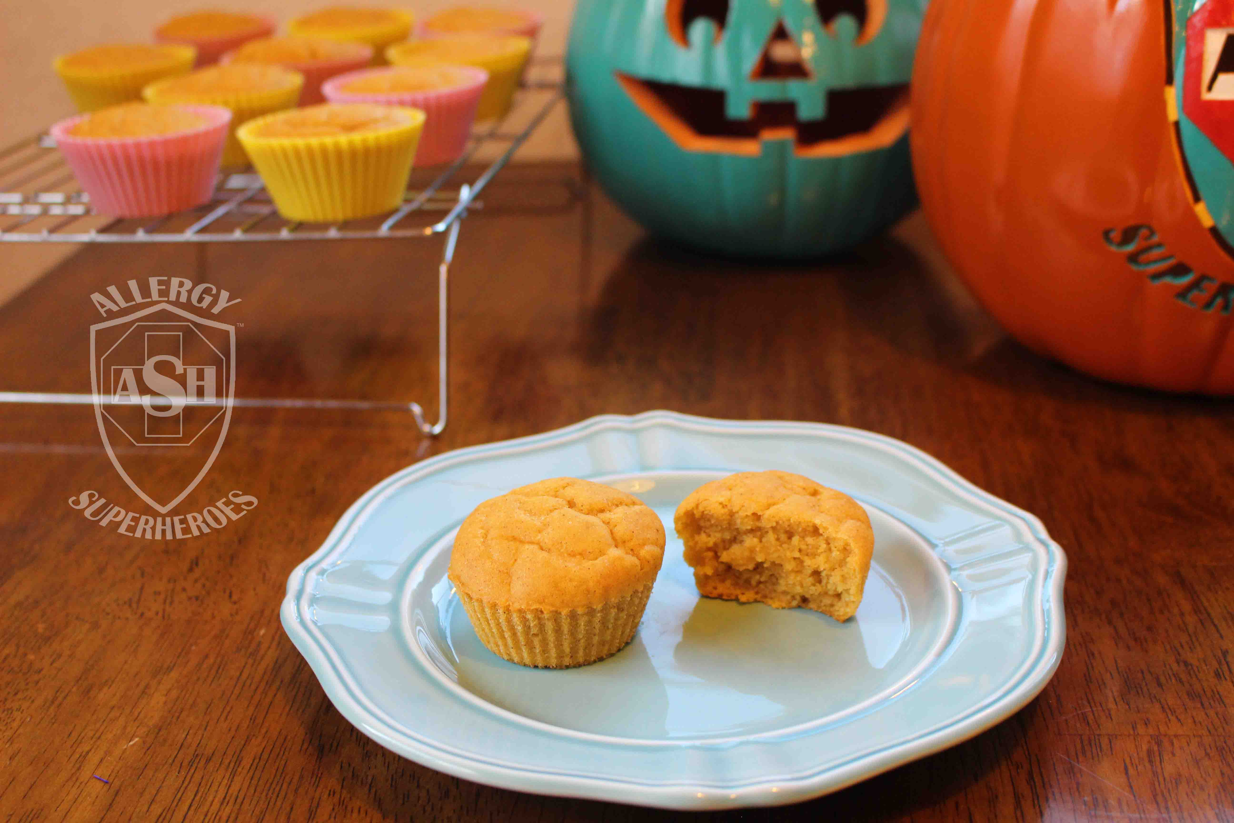 Delicious Pumpkin Spice Muffins from Allergy Superheroes