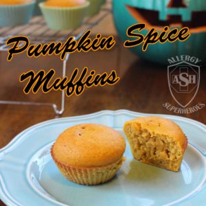 Delicious Pumpkin Spice Muffins from Allergy Superheroes