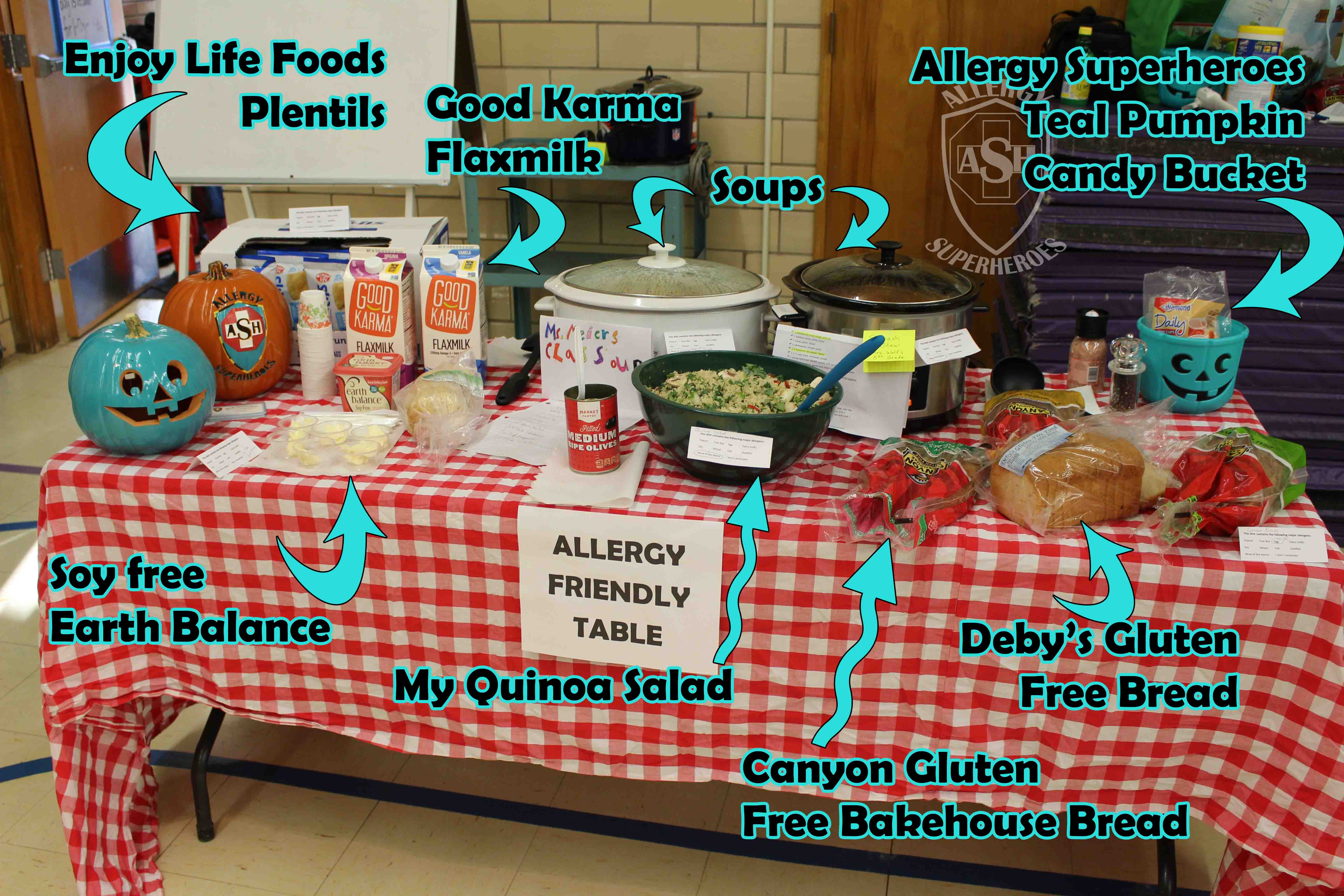 Bringing Allergy Friendliness to a school function! | Allergy Superheroes