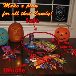 Make a Plan for your Unsafe Halloween Candy | Allergy Superheroes