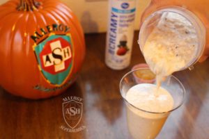 Scrumptious Pumpkin Pie Milkshake | Perfect for Autumn! | from Allergy Superheroes