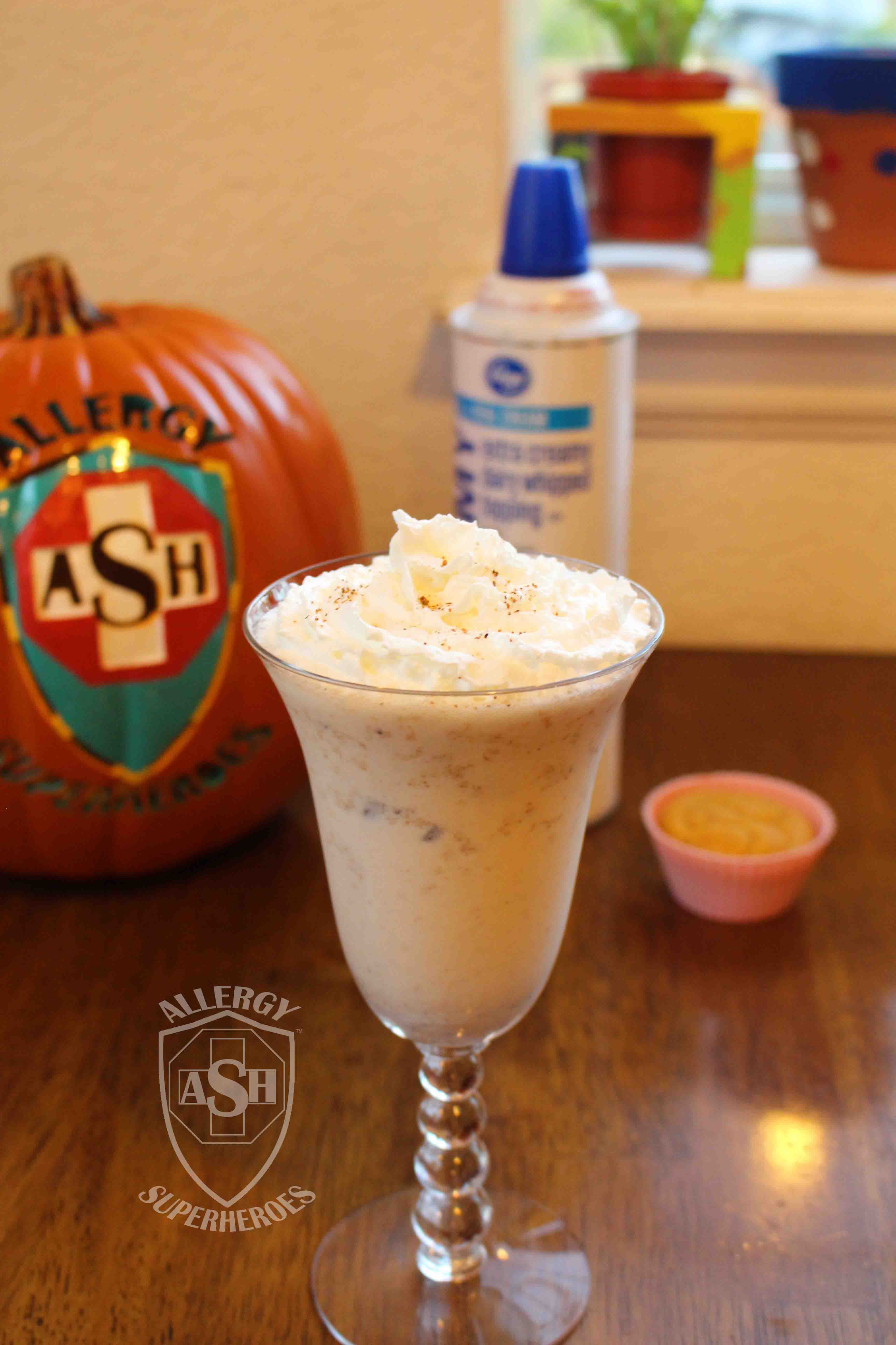 Scrumptious Pumpkin Pie Milkshake | Perfect for Autumn! | from Allergy Superheroes