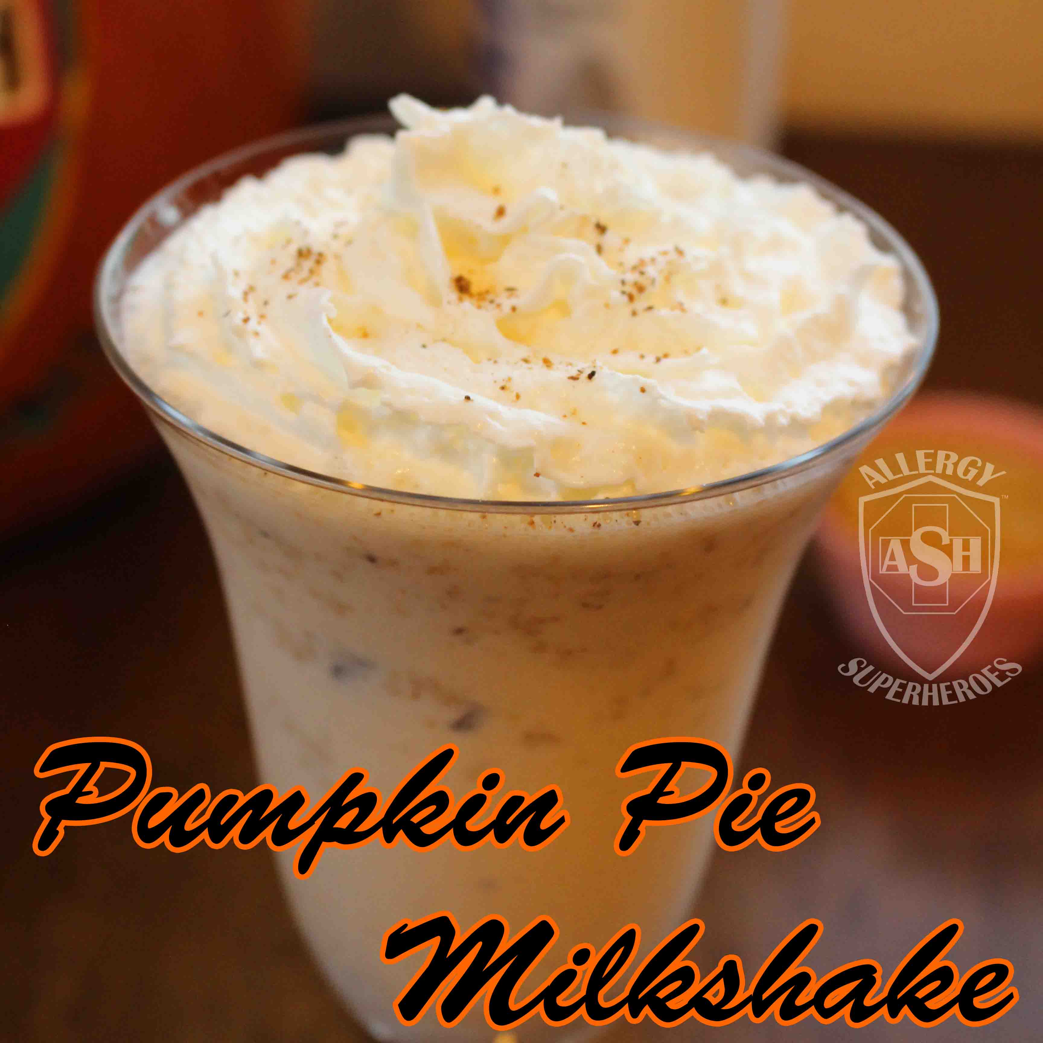 Scrumptious Pumpkin Pie Milkshake | Perfect for Autumn! | from Allergy Superheroes
