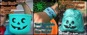 Great Teal Pumpkin Halloween Products from Allergy Superheroes