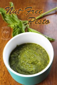 Nut-Free Pesto recipe using Hemp Seeds | from Allergy Superheroes