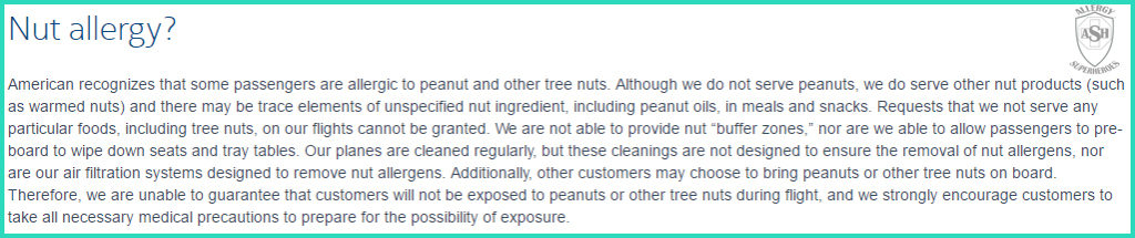 American Airlines' Discriminatory Nut Allergy Policy | Allergy Superheroes