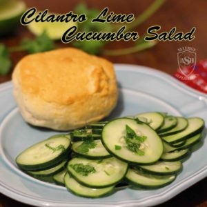 Zesty Cilantro Lime Cucumber Salad | from Allergy Superheroes