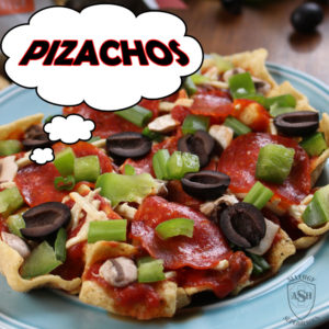 Pizachos - pizza nachos with Enjoy Life Foods Margherita Pizza Plentils. An easy, top 8 free, game day or any day treat!