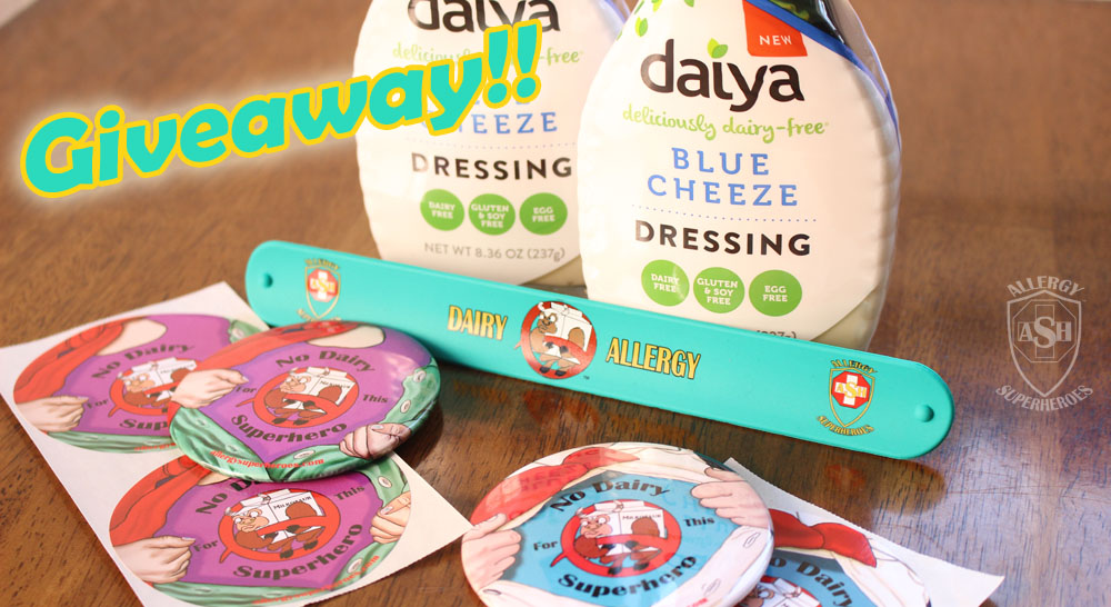 Daiya Blue Cheeze and Allergy Superheroes Dairy Allergy Products GIVEAWAY! | from Allergy Superheroes