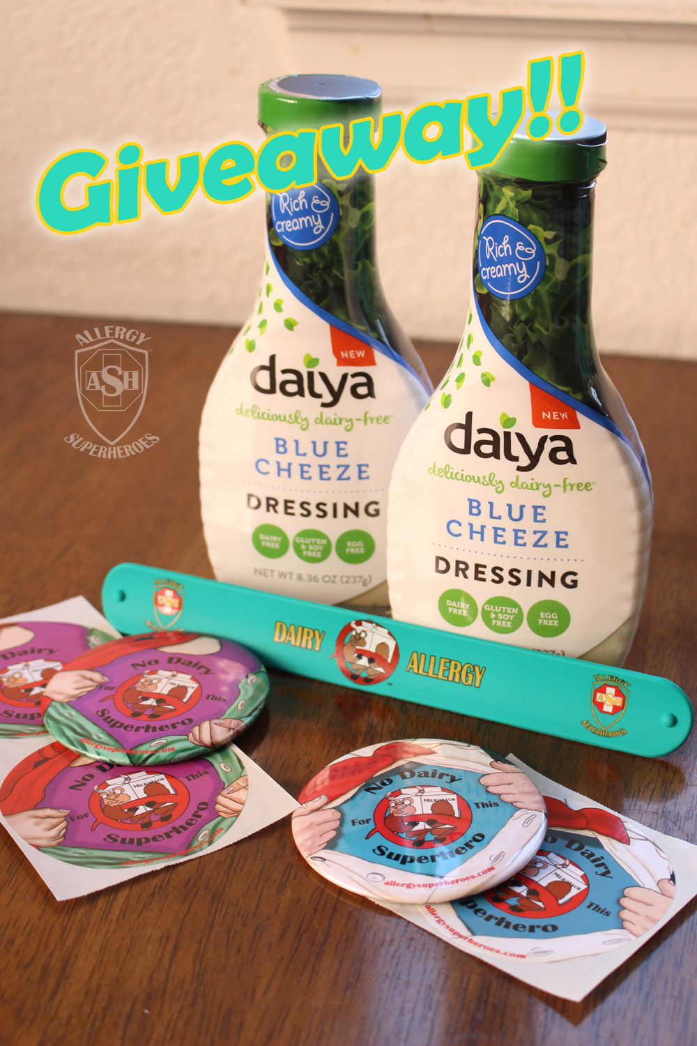 Daiya Blue Cheeze and Allergy Superheroes Dairy Allergy Products GIVEAWAY! | from Allergy Superheroes