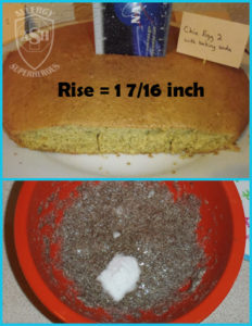 Which Egg Replacer Works Best for Cake? - This is Chia with baking soda | Allergy Superheroes Blog