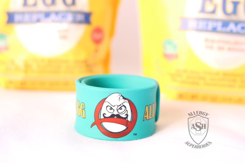 Win Bob's Red Mill Egg Replacer and an Allergy Superheroes Egg Allergy Slap Bracelet! | Enter on the Allergy Superheroes Blog