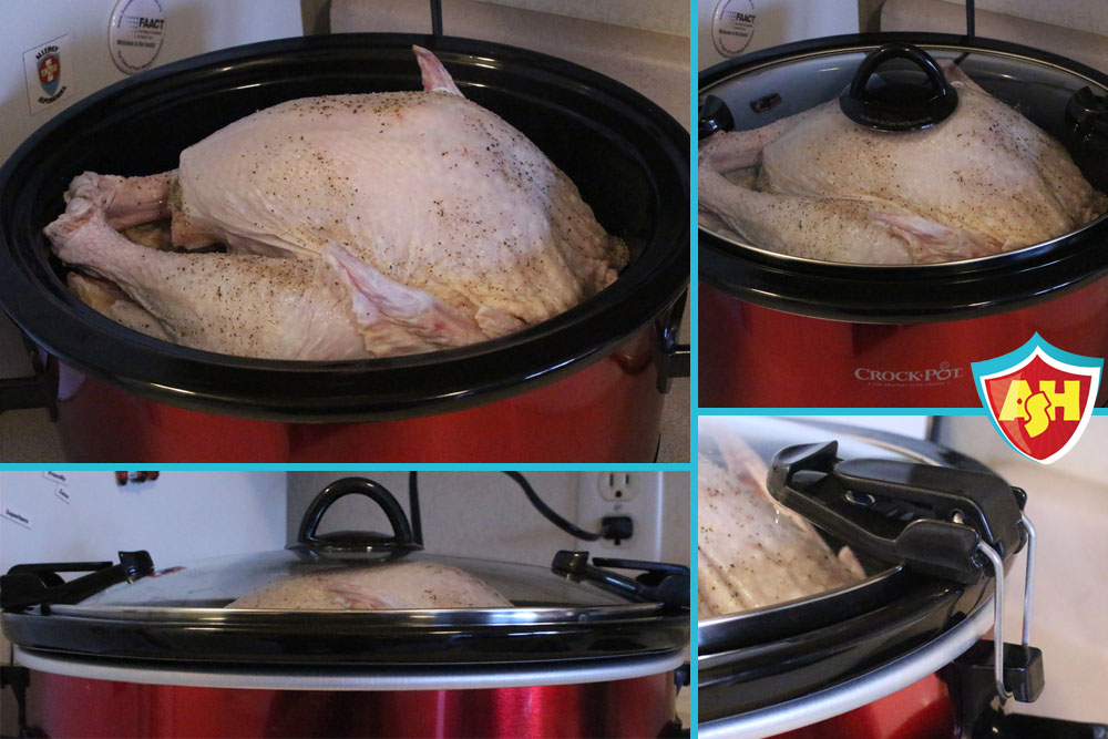 Roast a Whole Turkey in your Crock Pot | Thanksgiving just got a whole lot easier! | Allergy Superheroes Blog