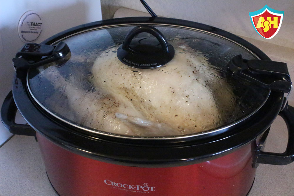 Roast a Whole Turkey in your Crock Pot | Thanksgiving just got a whole lot easier! | Allergy Superheroes Blog