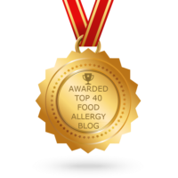 Top 40 Food Allergy Blog Award Winner for Allergy Superheroes