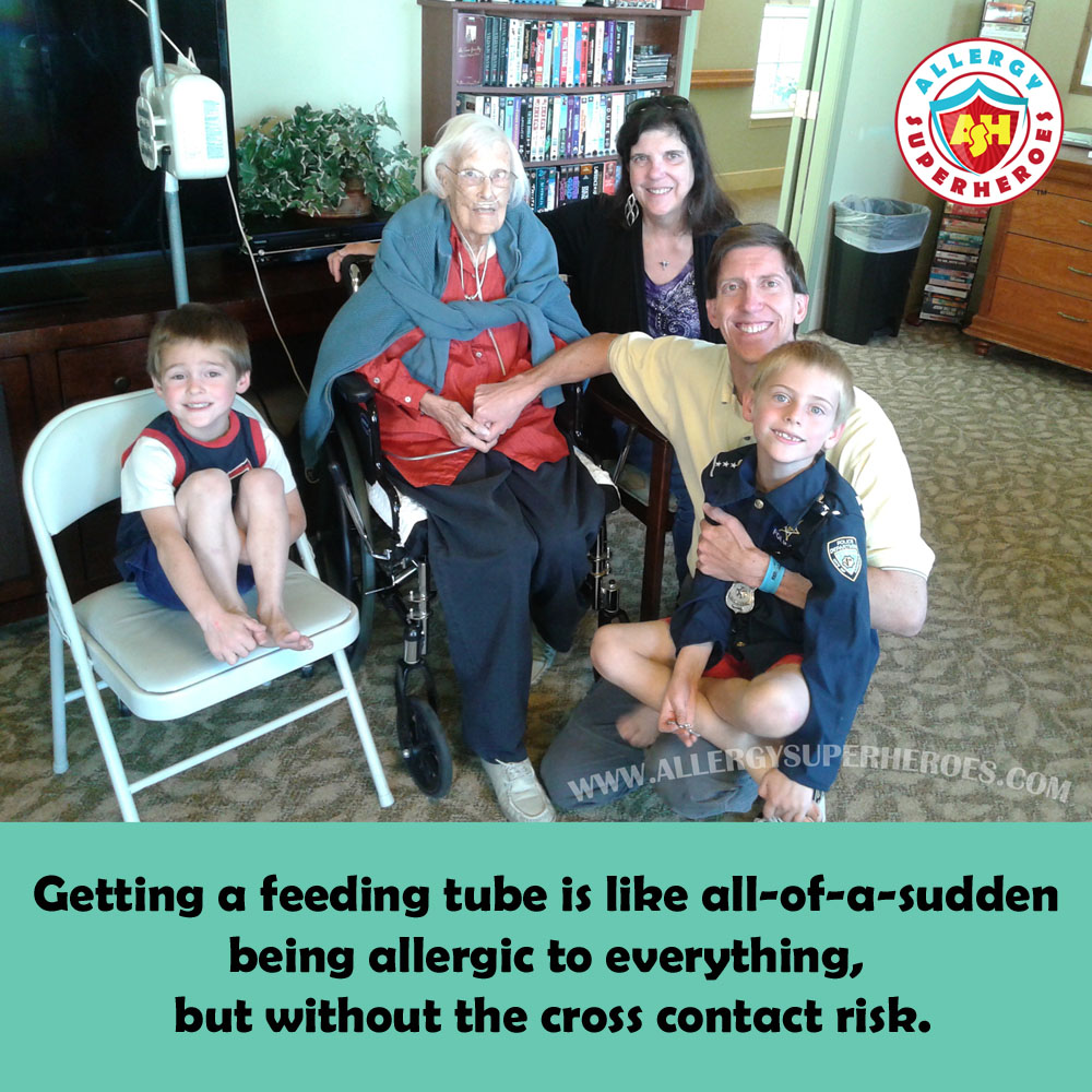 How Feeding Tubes are like Food Allergies | Family with Grandma | by Allergy Superheroes