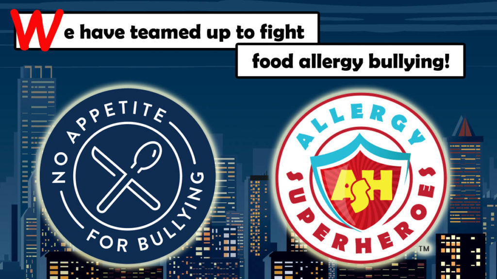 The Allergy Superheroes have teamed up to fight food allergy bullying.