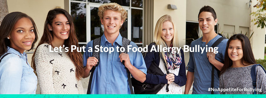 We have no appetite for food allergy bullying so help us put a stop to it!