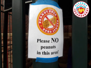 Gate entrance to the Colorado Rockies peanut friendly baseball game by food Allergy Superheroes.