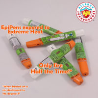 Fired and Jammed EpiPens scattered | EpiPens Exposed to Extreme Heat Only fire Half the Time! | Food Allergy Superheroes