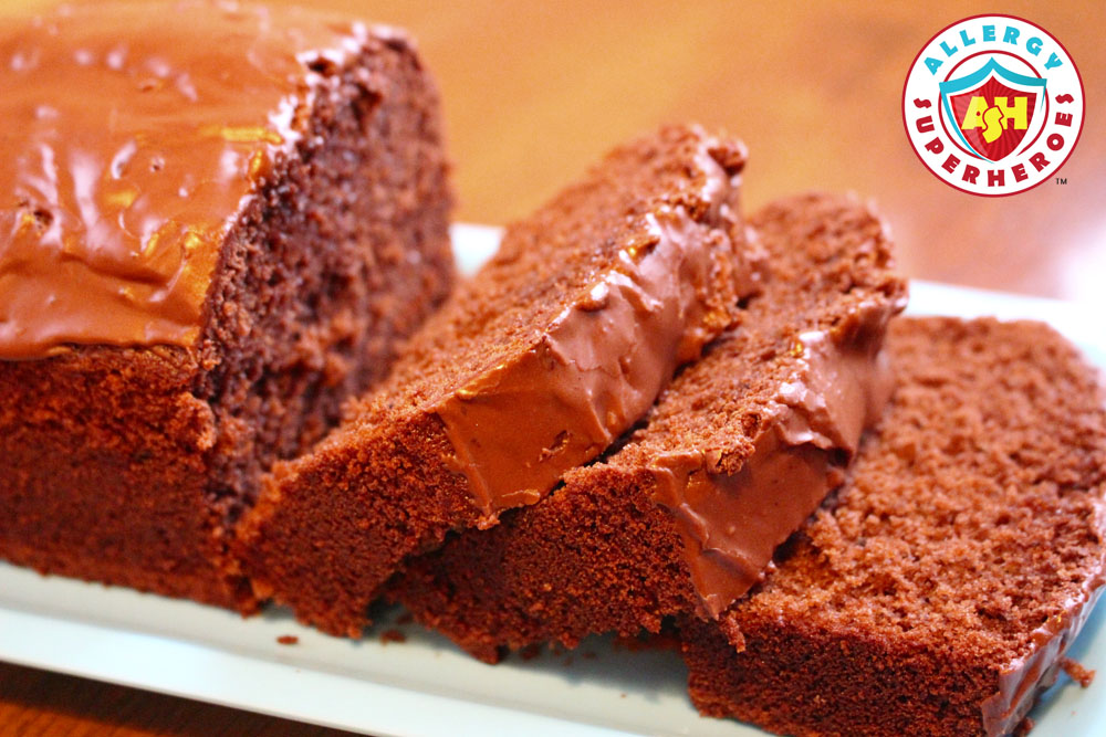 Decadent Chocolate Pound Cake | Cookbook Review | Allergen Free Desserts | Food Allergy Superheroes