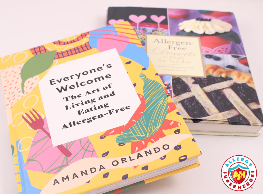 Amanda Orlando's Cookbooks | Everyone's Welcome | Allergen-Free Desserts | Cookbook Review | Food Allergy Superheroes