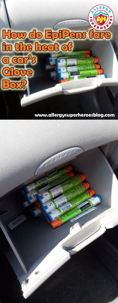 An experiment to see the effects of heat on a EpiPens left in a car's glove box | Food Allergy Superheroes