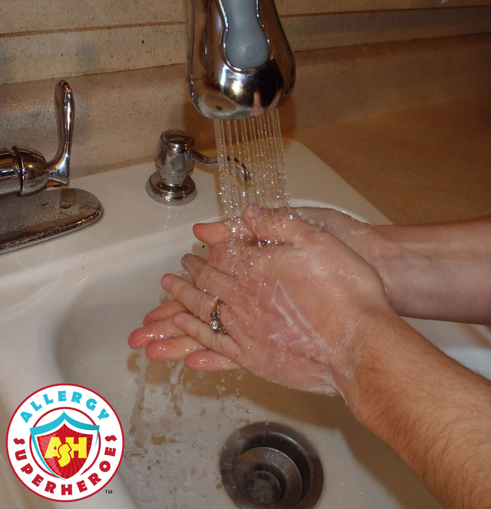 Hand washing removes allergens | Stay healthy! | Food Allergy Superheroes