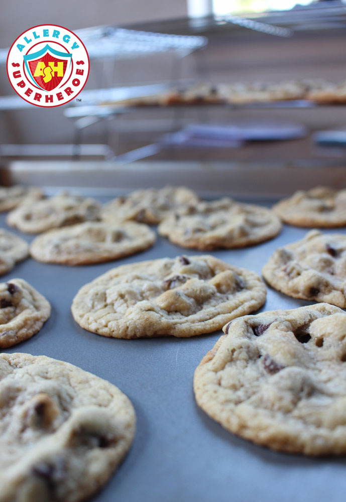 Egg Free Chocolate Chip Cookies | Food Allergy Superheroes