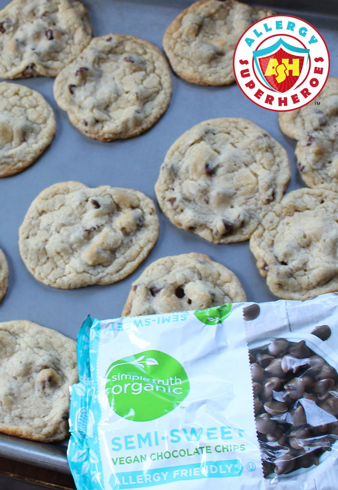 Simple Truth Organic vegan chocolate chips with Cookies | Food Allergy Superheroes