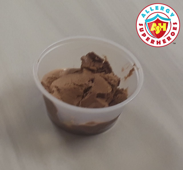 Peanut dose in chocolate ice cream | Food Allergy Superheroes